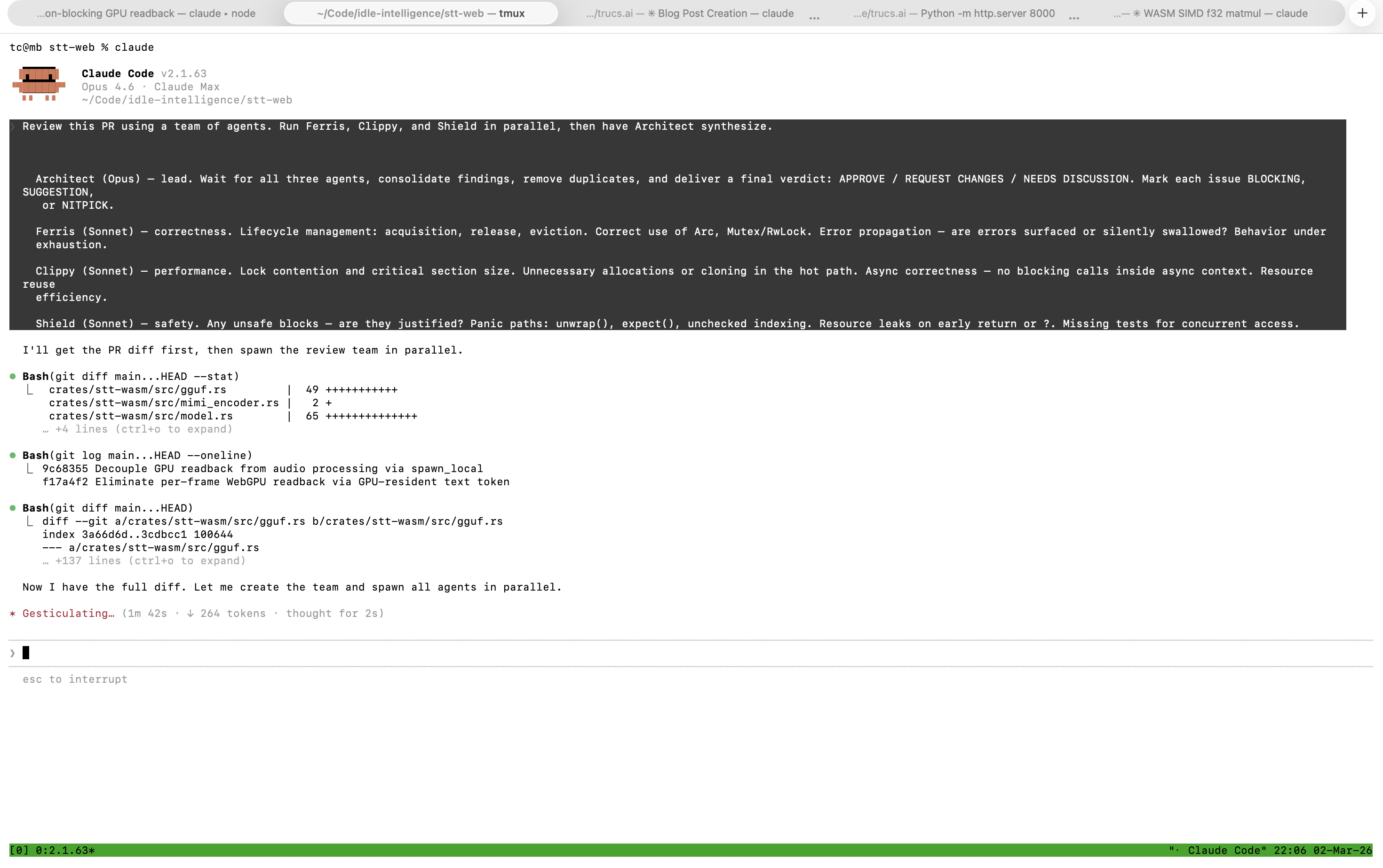 The prompt and the team launching